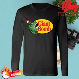 Giant Bomb Store Merch Shop Giant Bomb Long Sleeve Fishing Shirt