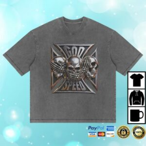 Godspeed New York Merch Store Omerta T-Shirt Grey Wash