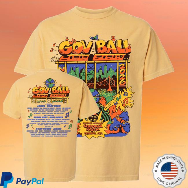Governors Ball Music Festival Merch Shop Aa X Marte X Gb Lineup Tee 3 Governors Ball Music Festival Merch Shop Aa X Marte X Gb Lineup Tee