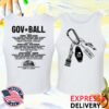 Governors Ball Music Festival Merch Store Women's Keychain Lineup Crop Tank