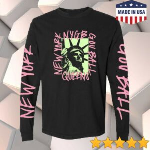 Governors Ball Music Festival Store Merch Lady Liberty Longsleeve Lineup Shirt