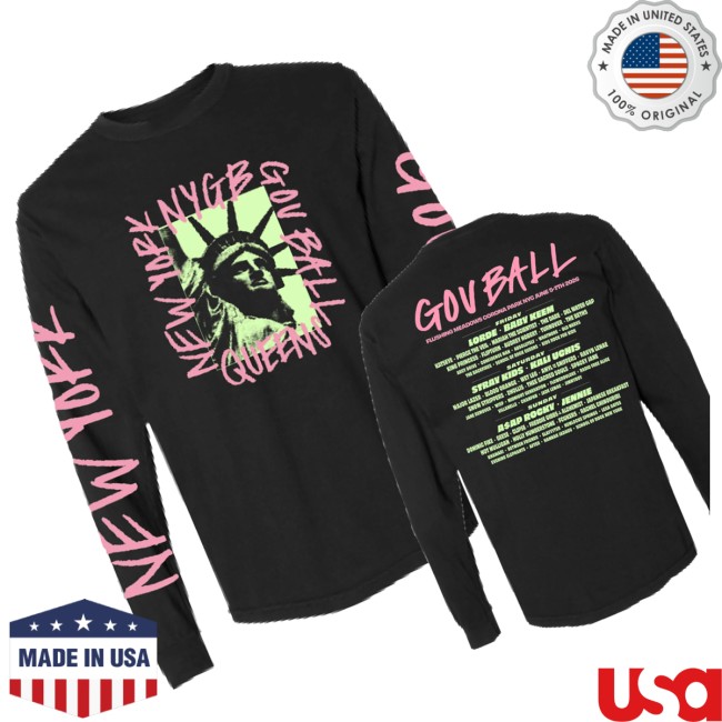 Governors Ball Music Festival Store Merch Lady Liberty Longsleeve Lineup Shirt 7 Governors Ball Music Festival Store Merch Lady Liberty Longsleeve Lineup Shirt