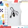 Governors Ball Music Festival Store Merch Women's Keychain Lineup Crop Tank