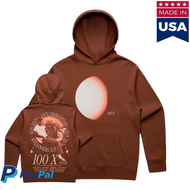 Guy Sebastian Merch Store 100X Tour Tan Hood 3 Guy Sebastian Merch Store 100X Tour Tan Hood