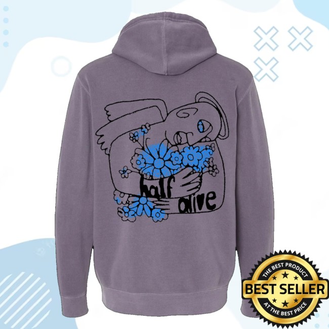 Half Alive Merch Store Floral Angel Hoodie 4 Half Alive Merch Store Floral Angel Hoodie