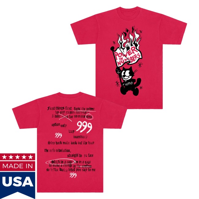 Ho99o9 Store Merch Power In Numbers Tee 4 Ho99o9 Store Merch Power In Numbers Tee