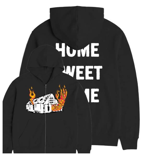Honestav Music Merch Shop Home Sweet Home Zip Hoodie 3 Honestav Music Merch Shop Home Sweet Home Zip Hoodie