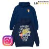 Retrokid Store Merch Magic School Bus Field Trip Hoodie Navy