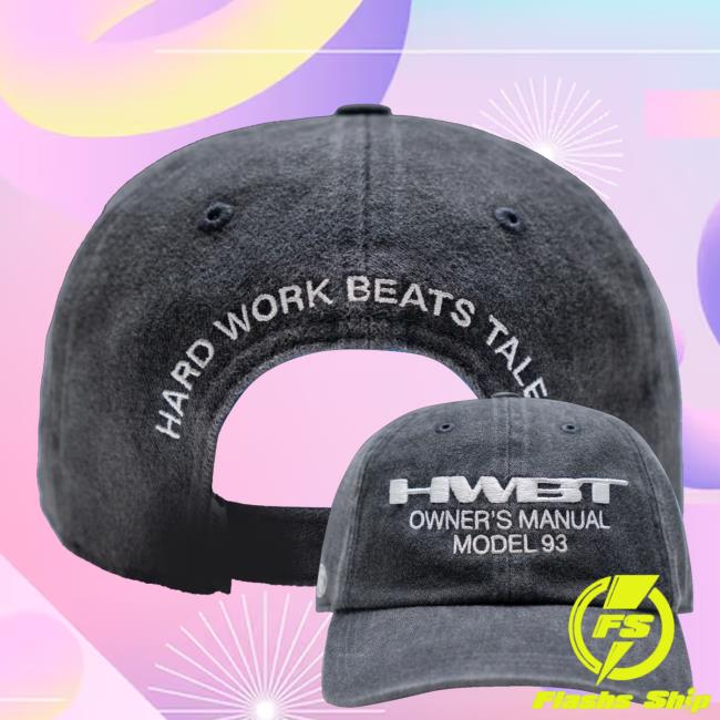 Hwbt Merch Shop Owner's Manual Washed Dad Cap 4 Hwbt Merch Shop Owner's Manual Washed Dad Cap
