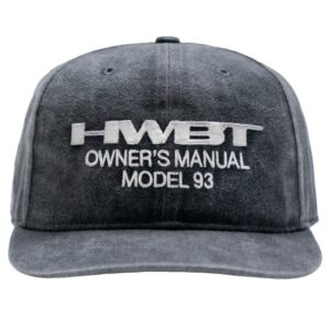 Hwbt Shop Merch Owner's Manual Washed Snapback