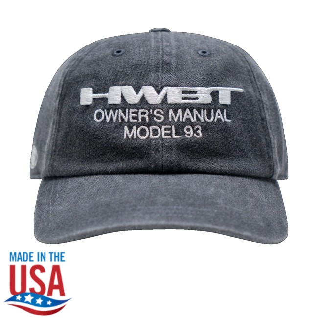 Hwbt Store Merch Owner's Manual Washed Dad Cap 5 Hwbt Store Merch Owner's Manual Washed Dad Cap