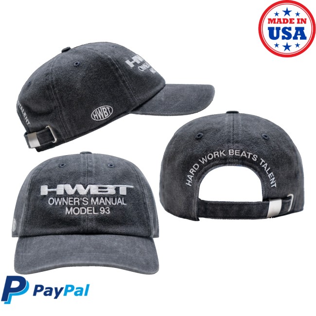 Hwbt Store Merch Owner's Manual Washed Dad Cap 7 Hwbt Store Merch Owner's Manual Washed Dad Cap