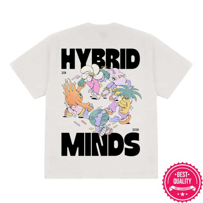 Hybrid Minds Store Merch Hybrid Minds Elemental Dance Shirt White