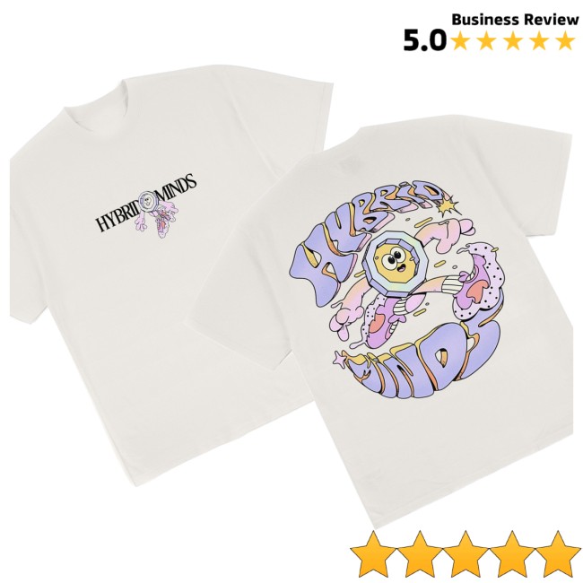 Hybrid Minds Store Merch Hyper Faded Shirt