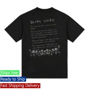 Hypland Store Merch Death Note Rem Shirt (Black)