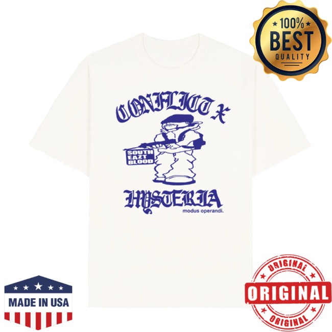 Hysteria 360 Store Merch Operandi Hysteria X Conflict Shirt