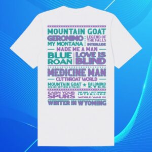 Ian Munsick Store Merch Mountain Goat Shirt