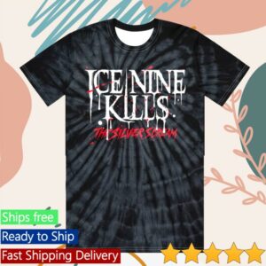 Ice Nine Kills Store Merch Silver-Scream-A-Thon Tee