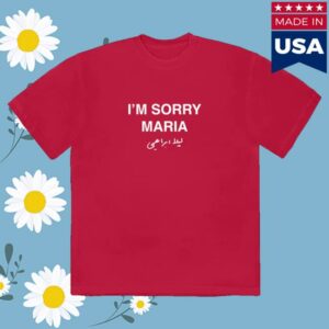 Interscope Merch Shop I'm Sorry Maria Shirt