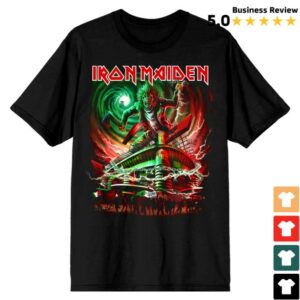 Iron Maiden Merch Store Run For Your Lives 2026 Tour Italy Tee