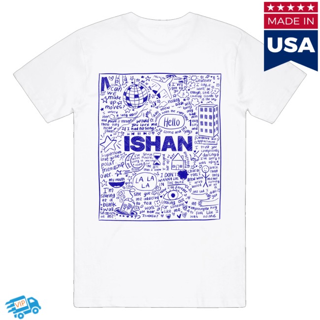 Ishan's Merch Store Ishan Lyric Tee #1 4 Ishan's Merch Store Ishan Lyric Tee #1