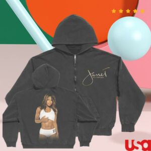 Janet Jackson Merch Shop All For You Zip Hoodie