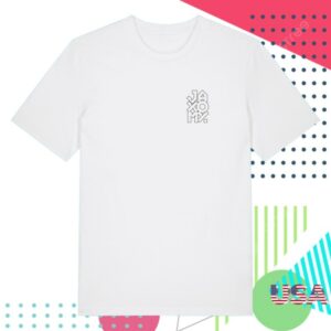Jaxomy Merch Store Logo Outline Regular Uni-Sex T-Shirt White