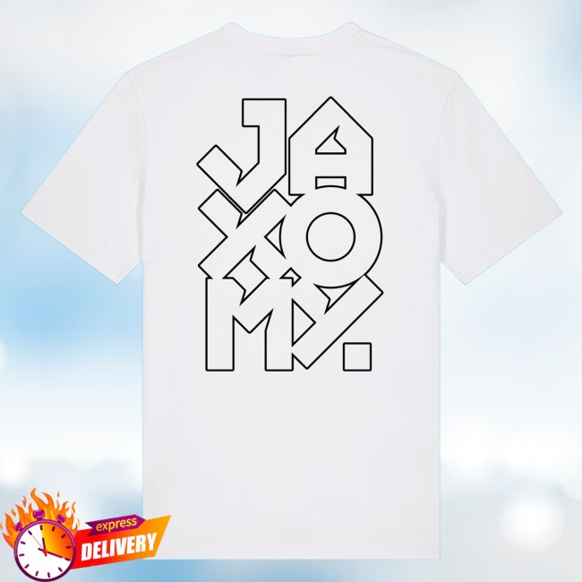 Jaxomy Merch Store Logo Outline Regular Uni-Sex T-Shirt White 4 Jaxomy Merch Store Logo Outline Regular Uni-Sex T-Shirt White