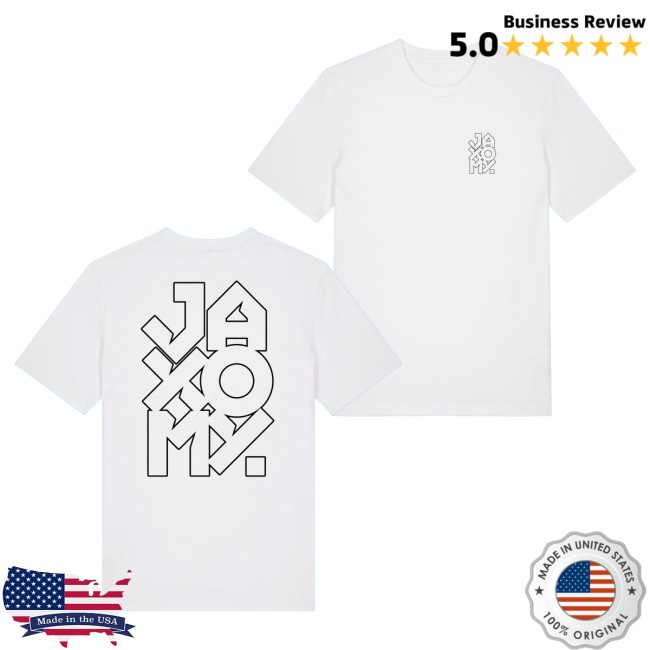 Jaxomy Merch Store Logo Outline Regular Uni-Sex T-Shirt White 5 Jaxomy Merch Store Logo Outline Regular Uni-Sex T-Shirt White