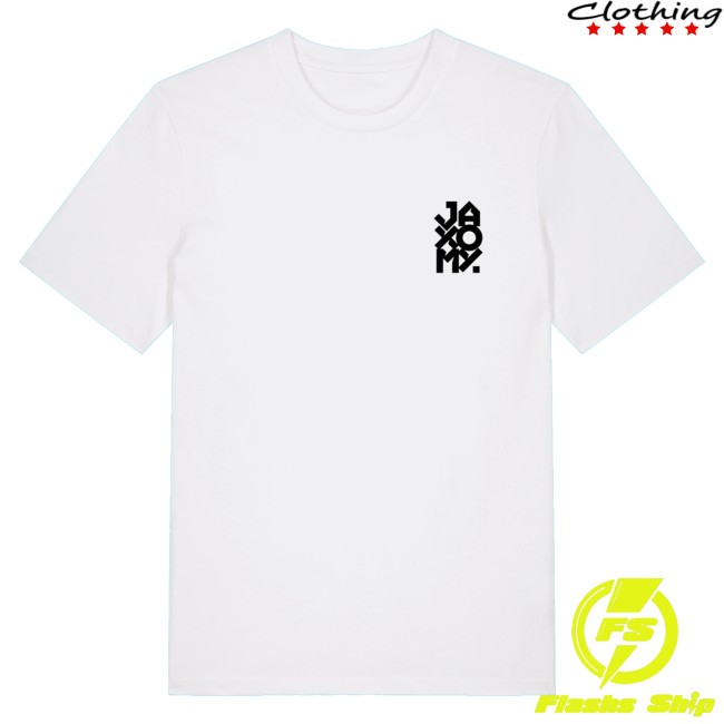 Jaxomy Merch Store Logo Regular Uni-Sex T-Shirt White 3 Jaxomy Merch Store Logo Regular Uni-Sex T-Shirt White