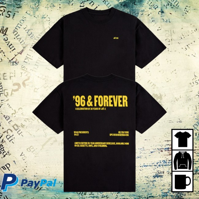 Jay Z30 Store Merch Jay Z 96 & Forever Shirt