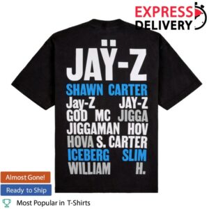 Jay Z30 Store Merch Jay-Z What's In A Name Shirt