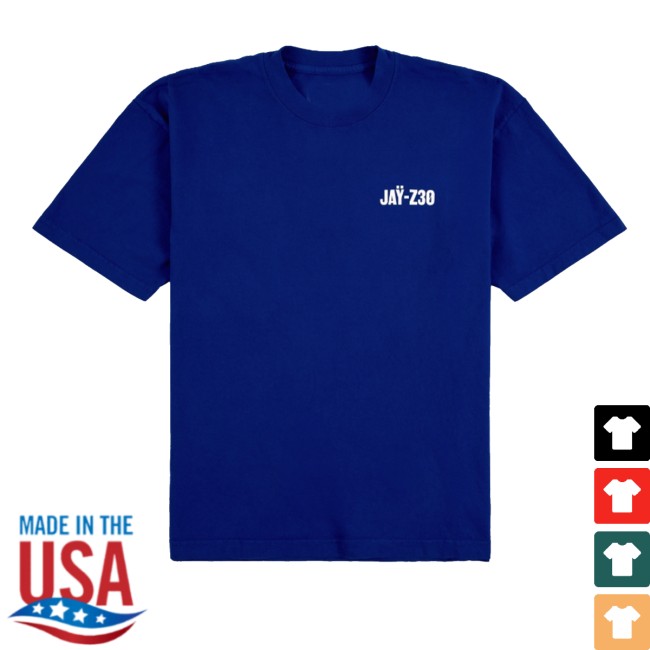 Jay Z30 Store Merch Jay-Z What's In A Name Shirt Royal