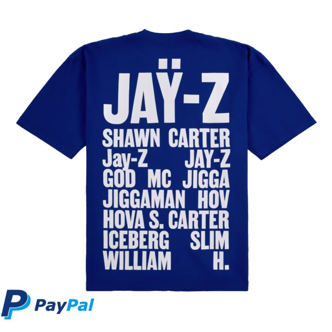 Jay Z30 Store Merch Jay-Z What's In A Name Shirt Royal