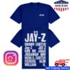 Jay Z30 Store Merch Jay-Z What's In A Name Shirt Royal