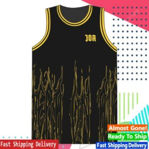 Jera On Air Merch Store Basketball Jersey Black Yellow