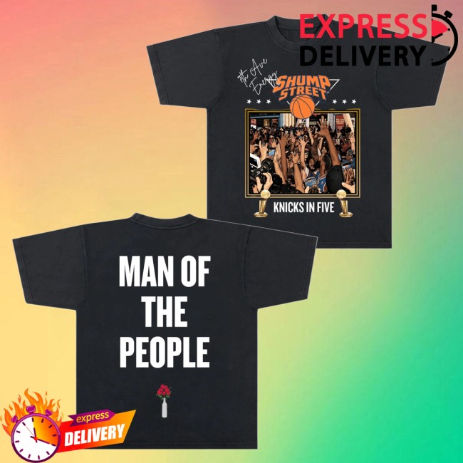 Jesse Queen Merch Store Man Of The People Championship Tee Faded Black
