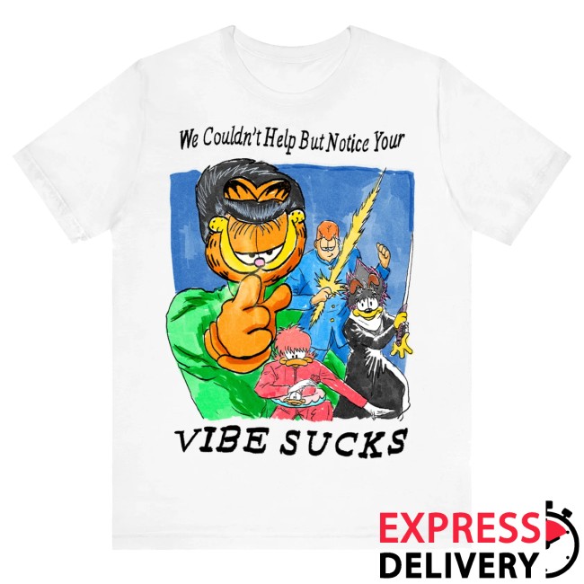 Justins Shirt Store Merch Your Vibe Sucks White Tee