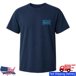 Kenny Chesney Merch Store Silver Sands Marina Album T-Shirt Navy