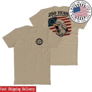 Kentucky Ballistics Merch Store 250 Years Of Freedom T-Shirt