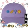 Kingsport Fun Fest Merch Store Cap Lavender Icon Hat