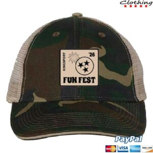 Kingsport Fun Fest Merch Store Cap Trucker Camo