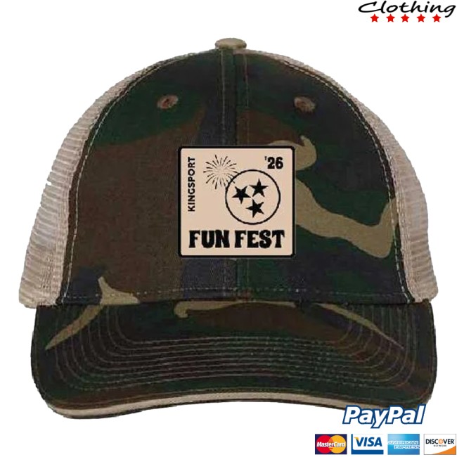 Kingsport Fun Fest Merch Store Cap Trucker Camo 2 Kingsport Fun Fest Merch Store Cap Trucker Camo
