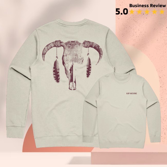 Kip Moore Store Merch Bull Crewneck 5 Kip Moore Store Merch Bull Crewneck