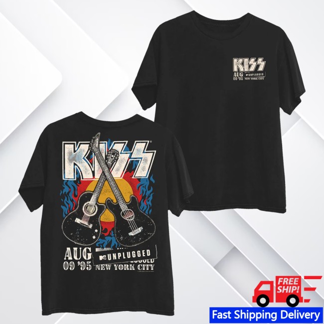 Kiss Merch Store Acoustic Guitar T-Shirt 5 Kiss Merch Store Acoustic Guitar T-Shirt