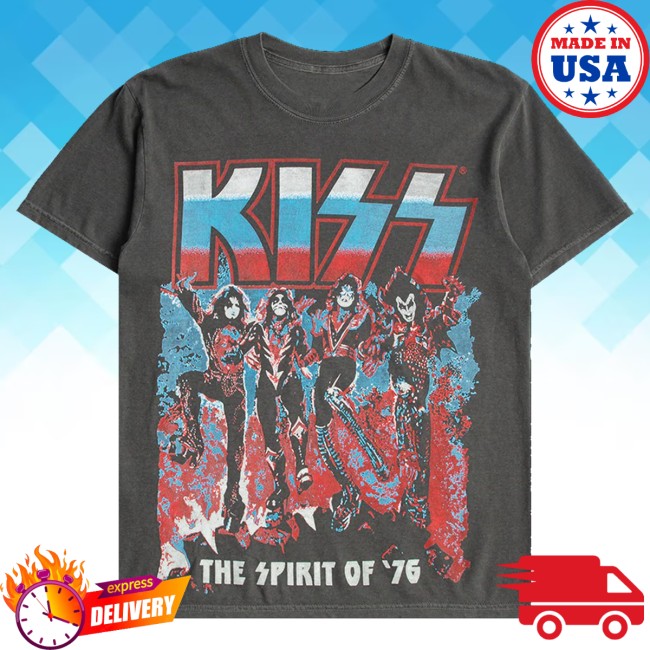 Kiss Merch Store The Spirit Of '76 T-Shirt 3 Kiss Merch Store The Spirit Of '76 T-Shirt