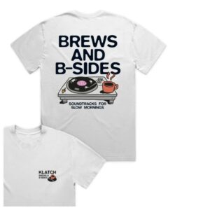 Klatch Merch Store Brews & B-Sides Relaxed Fit T-Shirt