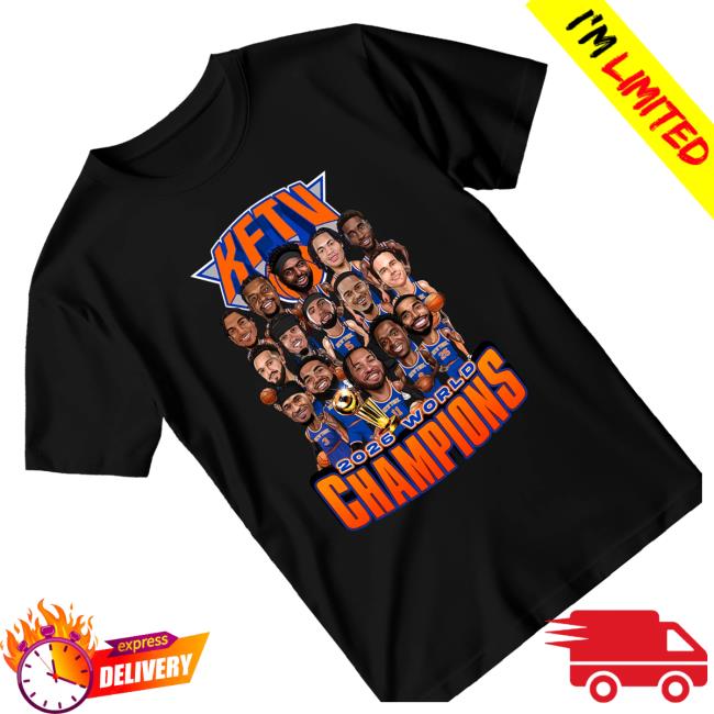 Knicks Fan Tv Store Merch Shop 2026 World Champions Tee
