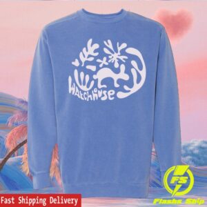 Kung Fu Merch Store Watchhouse Rabbit Flo Blu Crewneck Sweatshirt