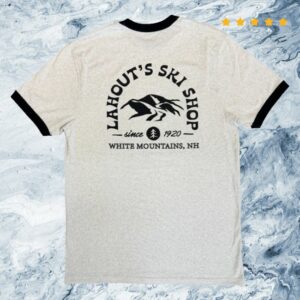 Lahout's Shop Merch The Ringer Tee Vintage Ash Black